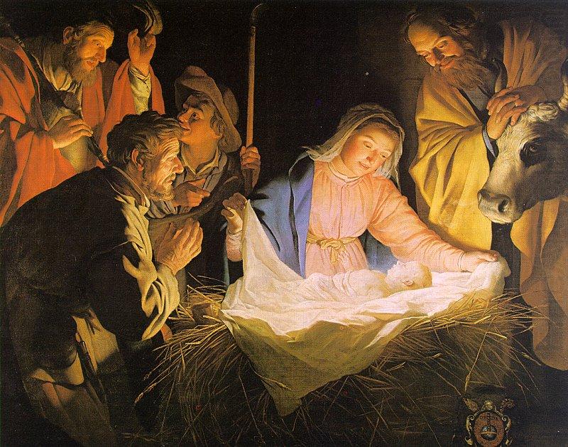 Adoration of the Shepherds, Gerrit van Honthorst